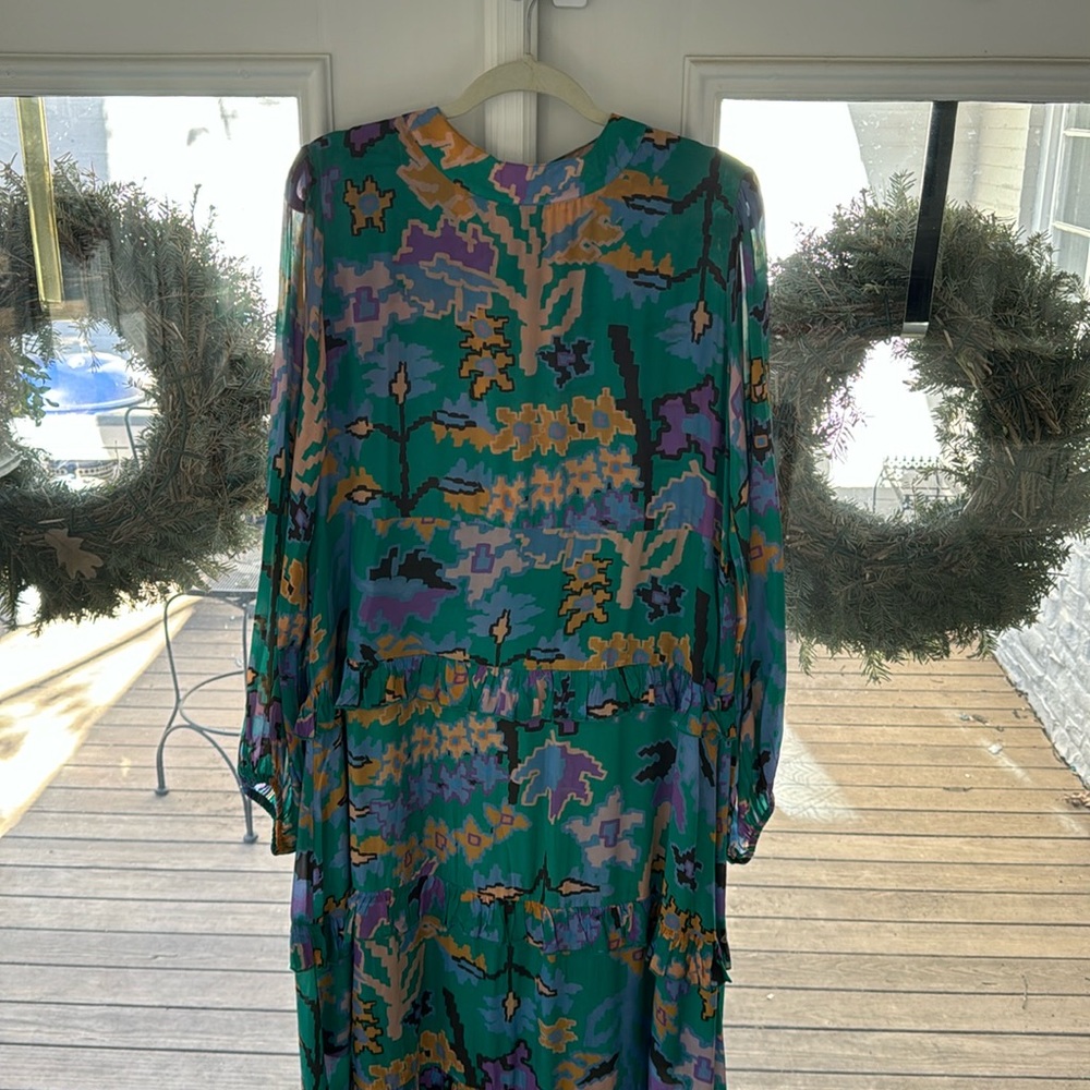 Oliphant Dress - MOCK NECK MAXI- BUKHARA GREEN - Fall 2023